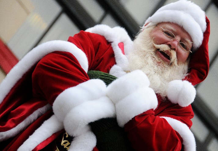 Santa Jeff in McDonald's Thanksgiving Parade 2010